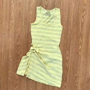 Yellow Striped AE Dress with Untieable Bow